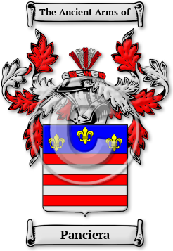 Panciera Family Crest Download (JPG) Legacy Series - 600 DPI