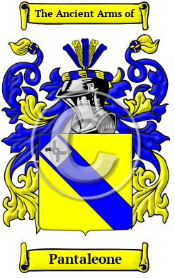Pantaleone Family Crest/Coat of Arms