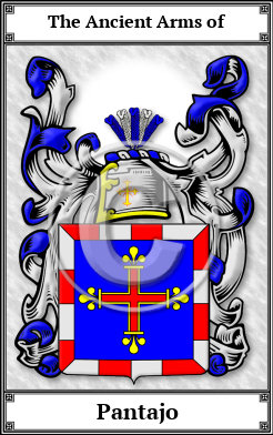 Pantajo Family Crest Download (JPG)  Book Plated - 150 DPI