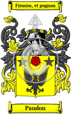 Pandon Family Crest Download (JPG) Heritage Series - 600 DPI