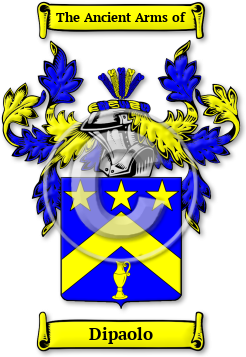 Dipaolo Family Crest Download (jpg) Legacy Series - 150 DPI