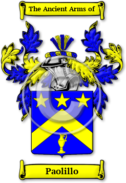 Paolillo Family Crest Download (JPG) Legacy Series - 600 DPI
