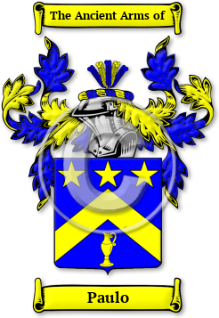 Paulo Family Crest Download (jpg) Legacy Series - 150 DPI
