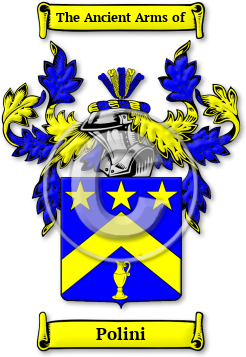 Polini Family Crest Download (jpg) Legacy Series - 150 DPI