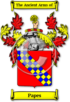 Papes Family Crest Download (jpg) Legacy Series - 150 DPI