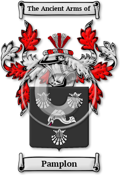 Pamplon Family Crest Download (jpg) Legacy Series - 150 DPI