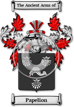 Papelion Family Crest Download (jpg) Legacy Series - 150 DPI