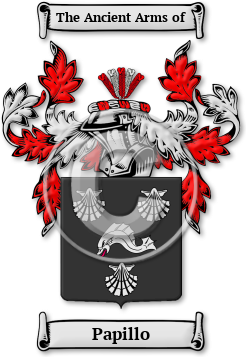 Papillo Family Crest Download (jpg) Legacy Series - 150 DPI