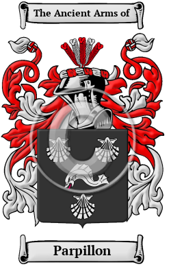 Parpillon Family Crest/Coat of Arms