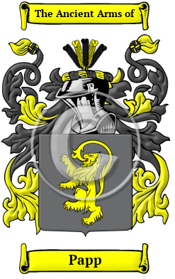 Papp Family Crest Download (JPG) Heritage Series - 600 DPI