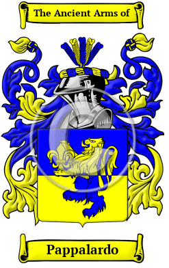 Pappalardo Family Crest Download (JPG) Heritage Series - 600 DPI