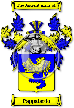 Pappalardo Family Crest Download (jpg) Legacy Series - 150 DPI
