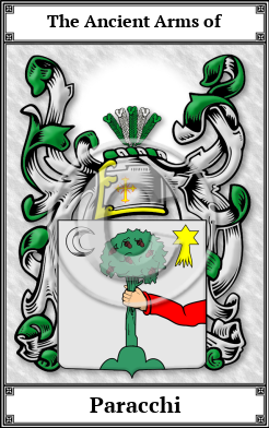 Paracchi Family Crest Download (JPG)  Book Plated - 150 DPI