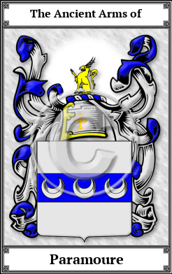 Paramoure Family Crest Download (JPG) Book Plated - 600 DPI