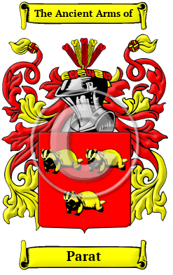 Parat Family Crest Download (JPG) Heritage Series - 600 DPI