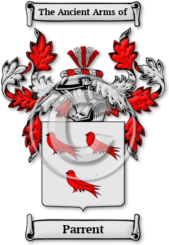 Parrent Family Crest Download (jpg) Legacy Series - 150 DPI