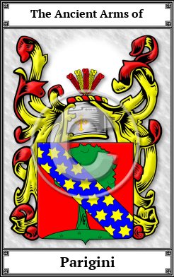 Parigini Family Crest Download (JPG)  Book Plated - 150 DPI