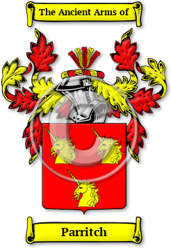 Parritch Family Crest Download (jpg) Legacy Series - 150 DPI