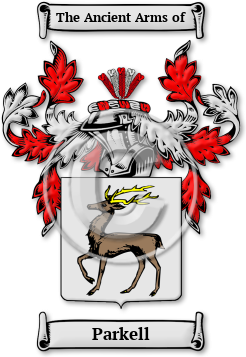 Parkell Family Crest Download (jpg) Legacy Series - 150 DPI