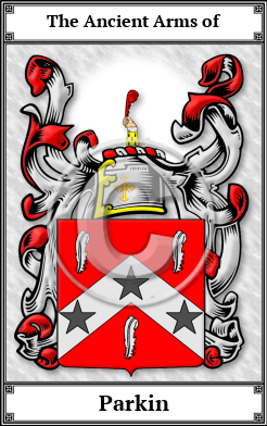 Parkin Family Crest Download (JPG)  Book Plated - 150 DPI