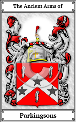 Parkingsons Family Crest Download (JPG) Book Plated - 600 DPI