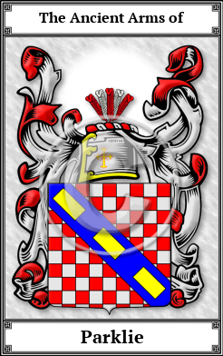 Parklie Family Crest Download (JPG) Book Plated - 600 DPI