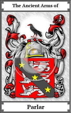 Parlar Family Crest Download (JPG)  Book Plated - 150 DPI