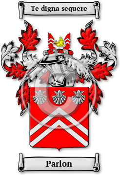 Parlon Family Crest Download (jpg) Legacy Series - 150 DPI