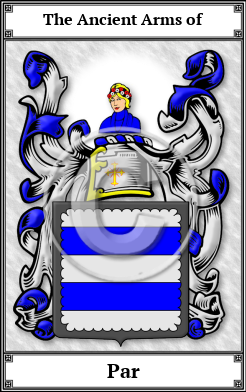 Par Family Crest Download (JPG)  Book Plated - 150 DPI