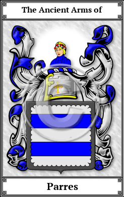 Parres Family Crest Download (JPG) Book Plated - 600 DPI