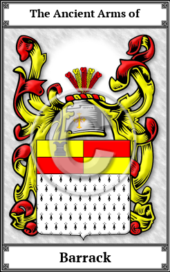 Barrack Family Crest Download (JPG) Book Plated - 600 DPI