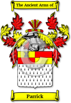 Parrick Family Crest Download (jpg) Legacy Series - 150 DPI