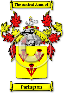 Parington Family Crest Download (jpg) Legacy Series - 150 DPI