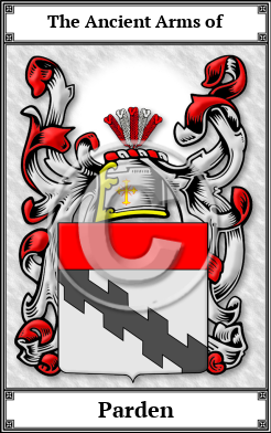 Parden Family Crest Download (JPG)  Book Plated - 150 DPI