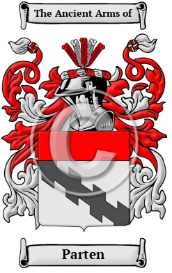 Parten Family Crest Download (JPG) Heritage Series - 600 DPI