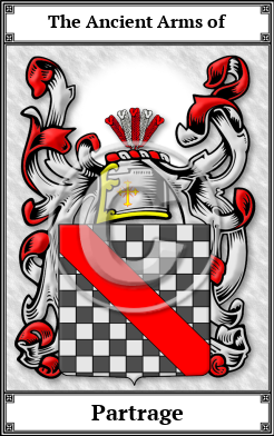 Partrage Family Crest Download (JPG)  Book Plated - 150 DPI