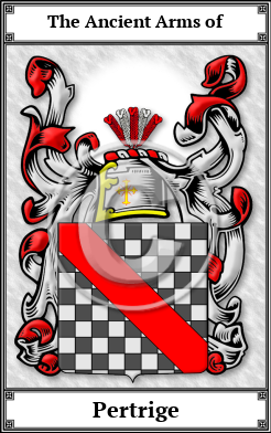 Pertrige Family Crest Download (JPG)  Book Plated - 150 DPI