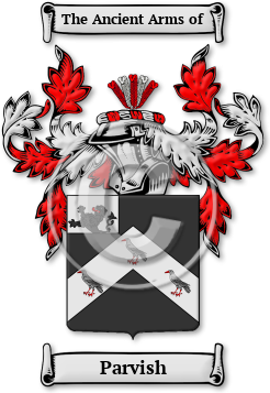 Parvish Family Crest Download (jpg) Legacy Series - 150 DPI