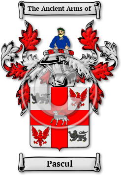 Pascul Family Crest Download (jpg) Legacy Series - 150 DPI