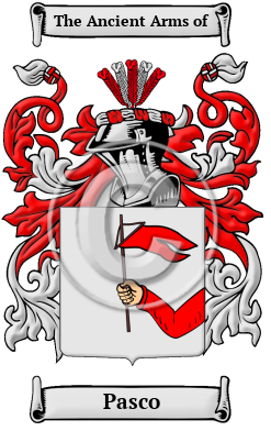 Pasco Family Crest Download (JPG) Heritage Series - 600 DPI