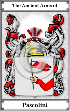 Pascolini Family Crest Download (JPG)  Book Plated - 150 DPI