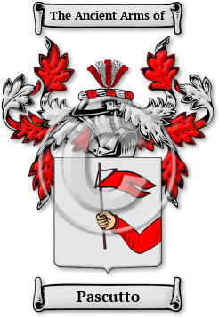 Pascutto Family Crest Download (JPG) Legacy Series - 600 DPI