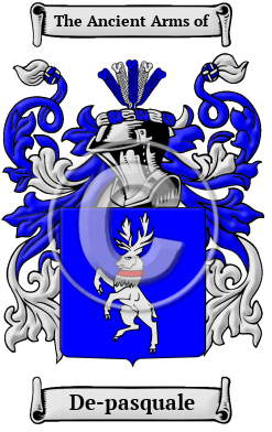 De-pasquale Family Crest Download (JPG) Heritage Series - 600 DPI