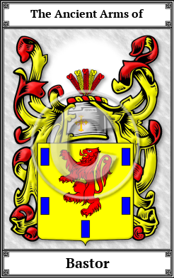 Bastor Family Crest Download (JPG)  Book Plated - 150 DPI