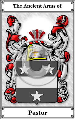 Pastor Family Crest Download (JPG)  Book Plated - 150 DPI