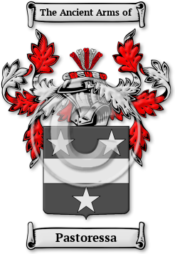Pastoressa Family Crest Download (jpg) Legacy Series - 150 DPI