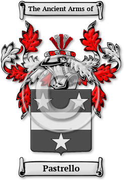 Pastrello Family Crest Download (jpg) Legacy Series - 150 DPI