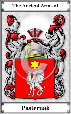 Pasternak Family Crest Download (JPG)  Book Plated - 150 DPI