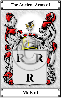 McFait Family Crest Download (JPG)  Book Plated - 150 DPI