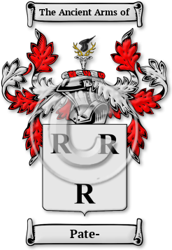 Pate- Family Crest Download (JPG) Legacy Series - 600 DPI